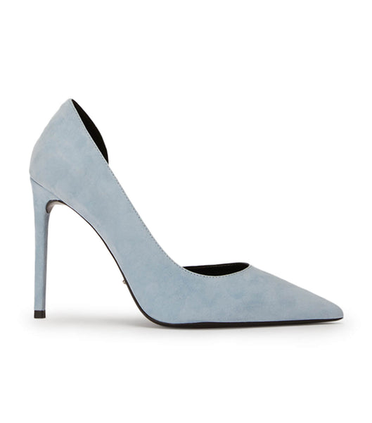 Tony Bianco Alyx Sky Suede 10.5cm Court Shoes Blue | ESGVG89008