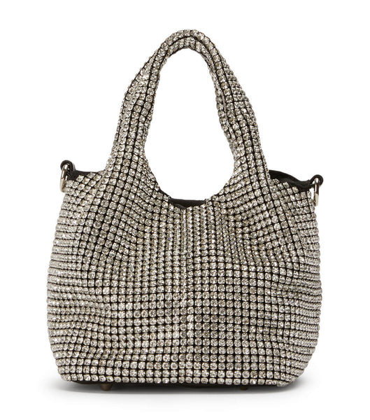 Tony Bianco Angie Clear Crystal Mini Handbags Accessories Silver | ESGHC48461