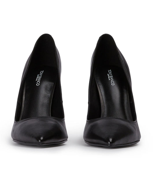 Tony Bianco Anja Black Como 10.5cm Bling Heels Black | YSGVQ70499