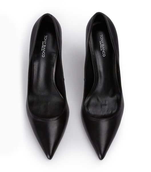 Tony Bianco Anja Black Como 10.5cm Court Shoes Black | SGNEJ88936