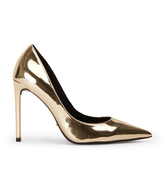 Tony Bianco Anja Gold Shine 10.5cm Court Shoes Gold | SGNZX13983