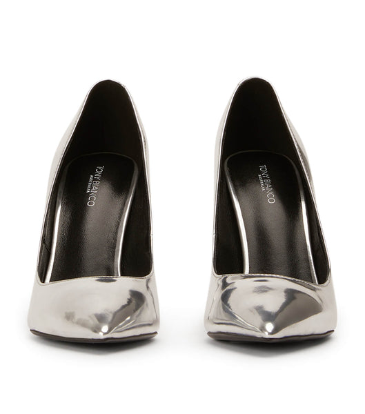 Tony Bianco Anja Silver Shine 10.5cm Court Shoes Silver | SGCVG16578