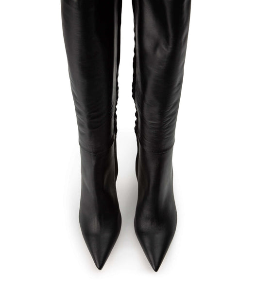 Tony Bianco Apollo Black Venice 10.5cm Heeled Boots Black | SGNZX48528