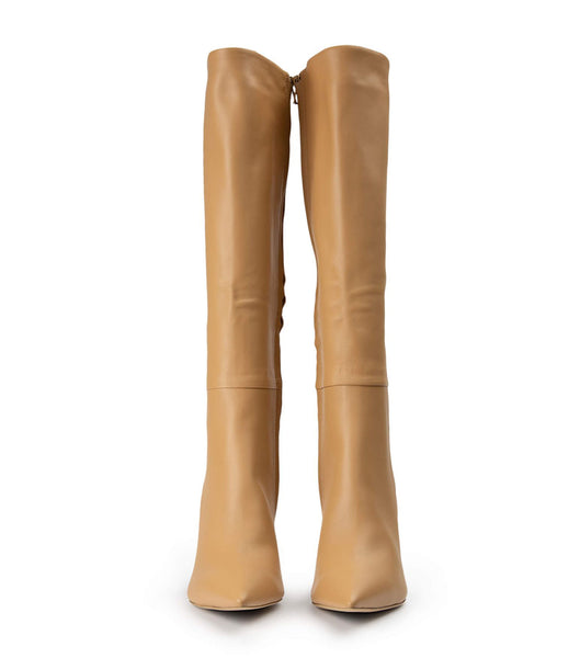 Tony Bianco Apollo Honey Nappa 10.5cm Knee High Boots Orange | USGTG49623