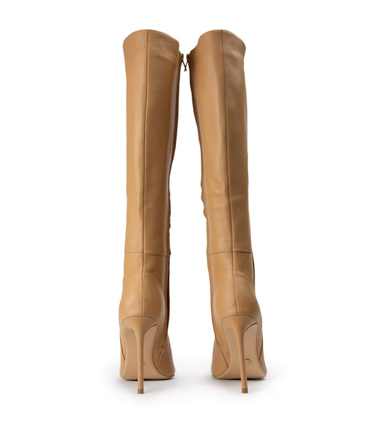 Tony Bianco Apollo Honey Nappa 10.5cm Knee High Boots Orange | USGTG49623