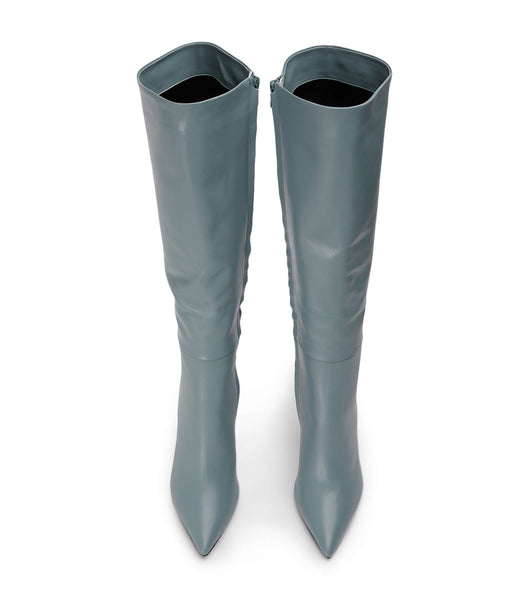 Tony Bianco Apollo Steel Nappa 10.5cm Heeled Boots Grey | DSGVO23830