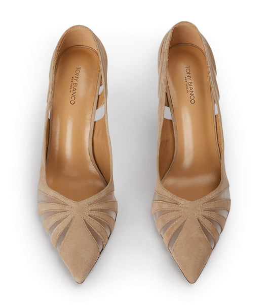 Tony Bianco Arrow Blush Suede 10.5cm Court Shoes Pink | SGICD51370