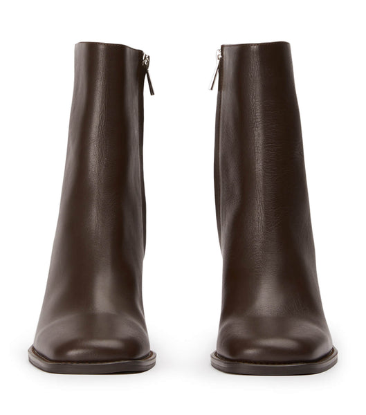 Tony Bianco Astoria Choc Como 8.5cm Heeled Boots Chocolate | SGXBR80839