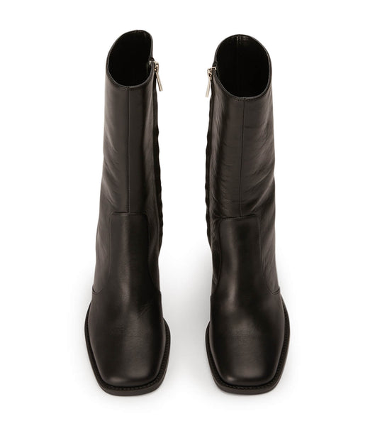 Tony Bianco Atlanta Black Venice 8.5cm Heeled Boots Black | ESGVG56140