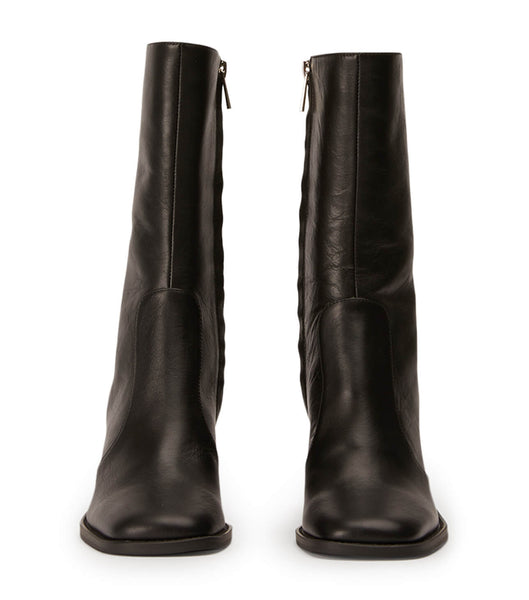 Tony Bianco Atlanta Black Venice 8.5cm Heeled Boots Black | ESGVG56140