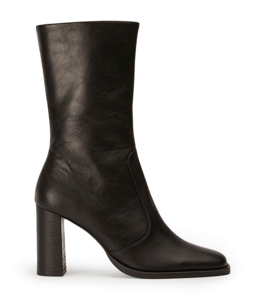 Tony Bianco Atlanta Black Venice 8.5cm Heeled Boots Black | ESGVG56140