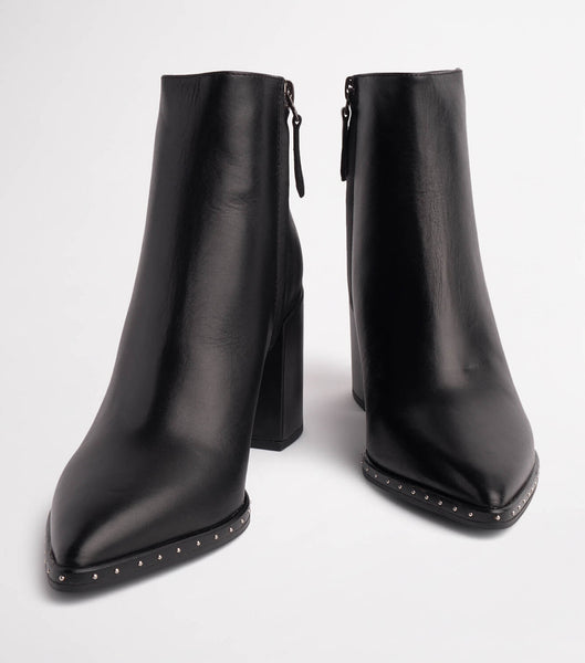 Tony Bianco Bailey Black Albany 8.5cm Ankle Boots Black | SGCIF36180