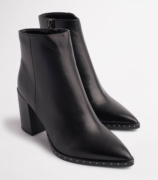 Tony Bianco Bailey Black Albany 8.5cm Heeled Boots Black | GSGEC37369