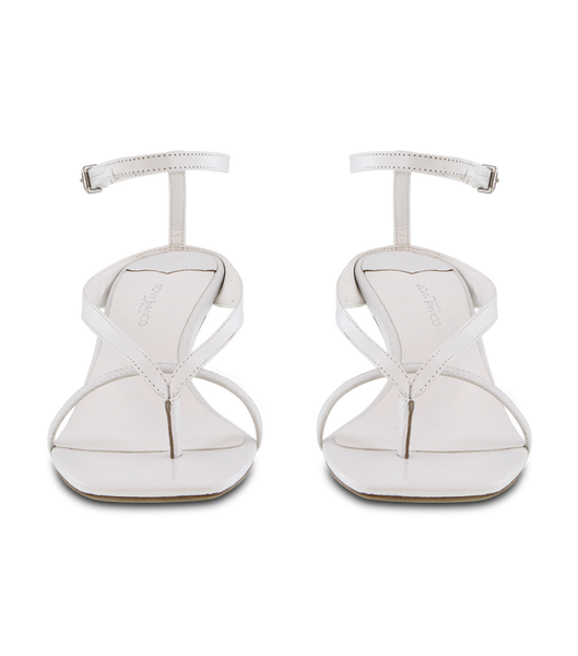 Tony Bianco Becca White Sheep Nappa 7.5cm Stiletto Heels White | GSGEC68845