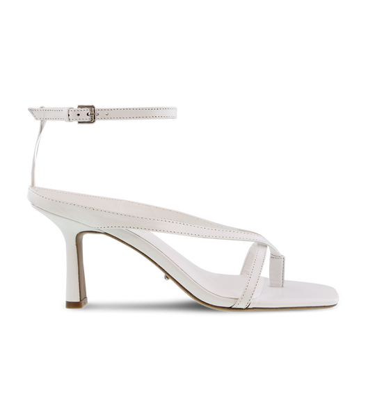 Tony Bianco Becca White Sheep Nappa 7.5cm Bridal Heels White | MSGFT78812