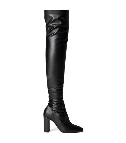 Tony Bianco Bloom Black Venezia 9.5cm Heeled Boots Black | SGJVR58636