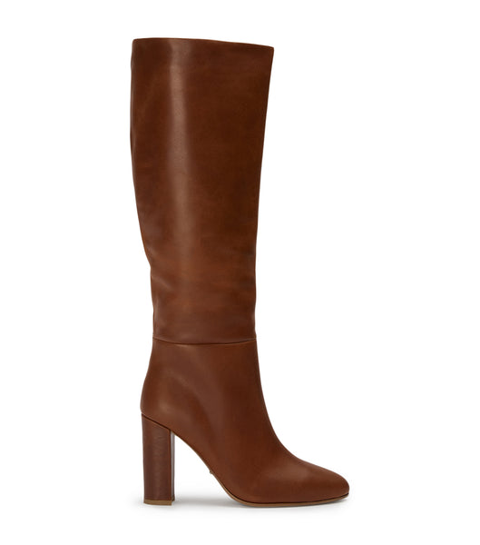 Tony Bianco Boss Cognac 9.5cm Heeled Boots Brown | SGZPD73314