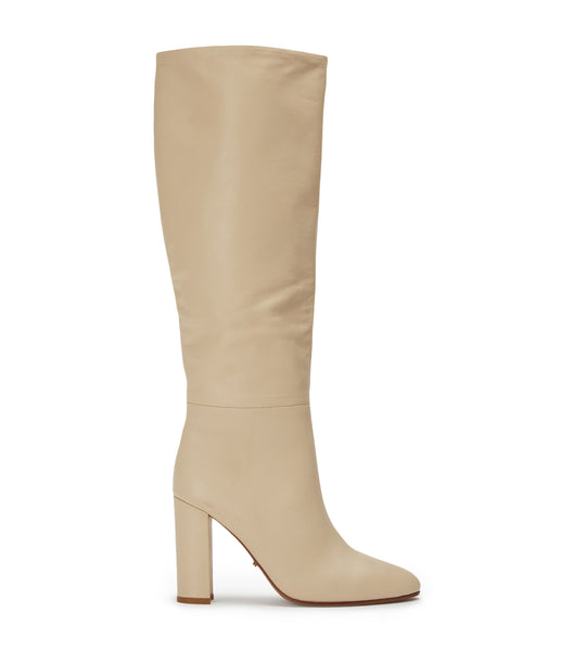 Tony Bianco Boss Vanilla Venice 9.5cm Heeled Boots Light Yellow | SGDYB39931