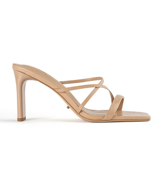 Tony Bianco Classic Skin Nappa 8.5cm Strappy Heels Skin Color | LSGSX42881