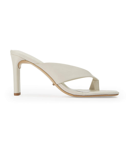 Tony Bianco Clover Dove Nappa 8.5cm Block Heels White | USGND65029