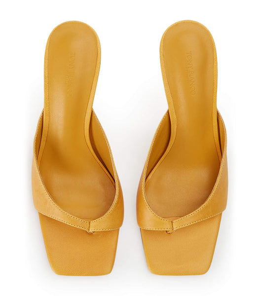 Tony Bianco Crystle Cantelope Antiq 8.5cm Low Heels Yellow | LSGTR96822