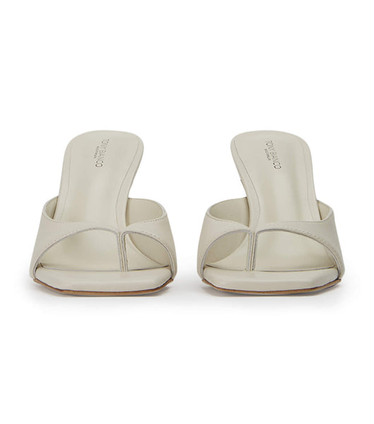 Tony Bianco Crystle Dove Nappa 8.5cm Thong Sandals Grey | SGCVG37756