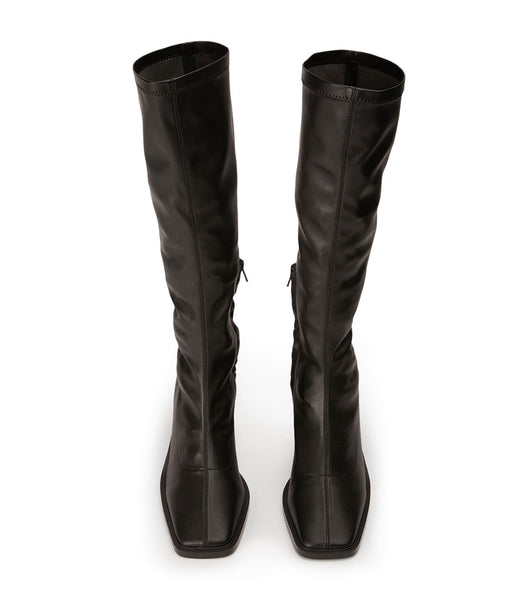 Tony Bianco Damon Black Venezia 7.5cm Knee High Boots Black | MSGHR90373