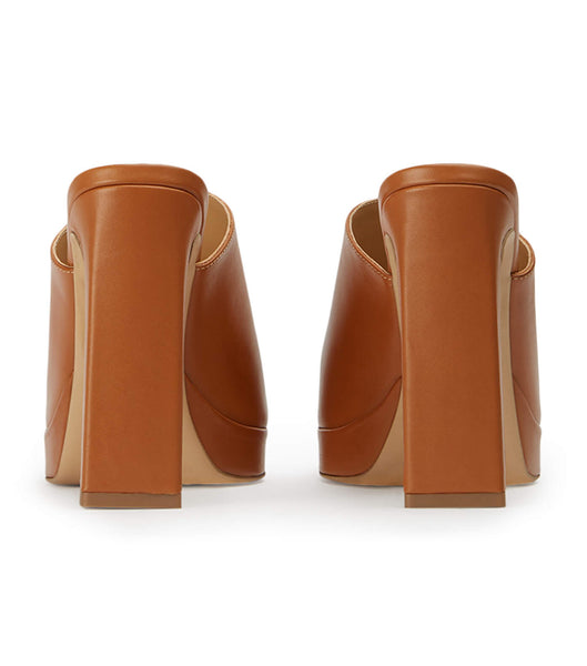 Tony Bianco Dover Tan Como 11.5cm Block Heels Brown | ZSGMJ52155