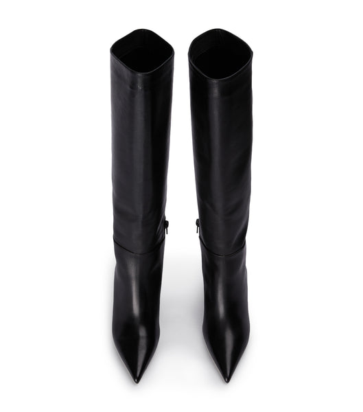 Tony Bianco Drake Black Como 9.5cm Heeled Boots Black | TSGPQ98420