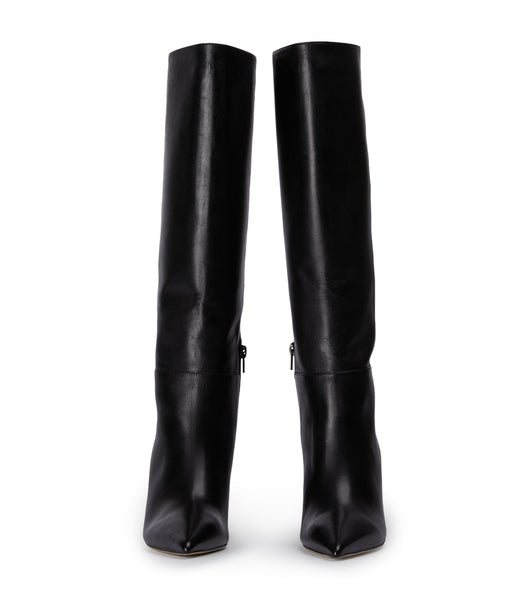 Tony Bianco Drake Black Como 9.5cm Heeled Boots Black | TSGPQ98420