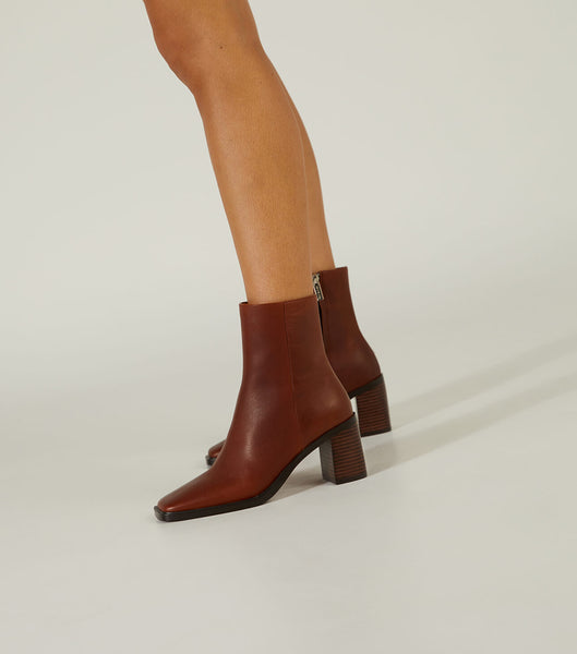 Tony Bianco Dream Cognac 7.5cm Ankle Boots Brown | SGCVG64650