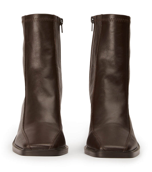 Tony Bianco Dusty Choc Como 7.5cm Ankle Boots Chocolate | YSGVQ59182