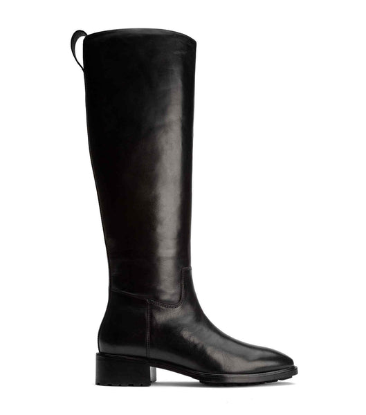 Tony Bianco Eleanor Black Como 4cm Knee High Boots Black | ESGHC27398