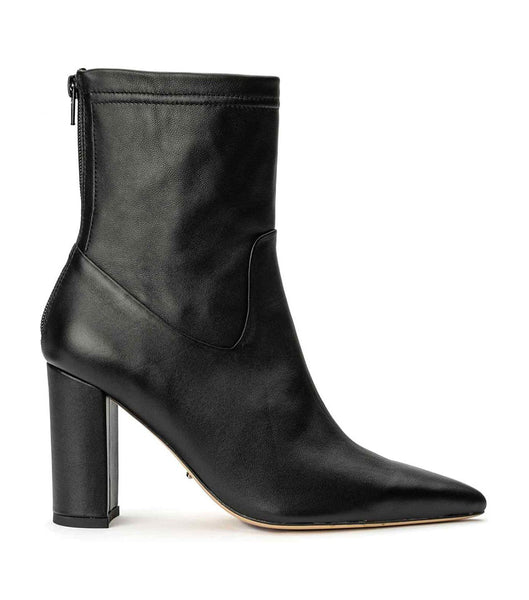 Tony Bianco Ellie Black Nappa 8.5cm Ankle Boots Black | SGEGJ90777