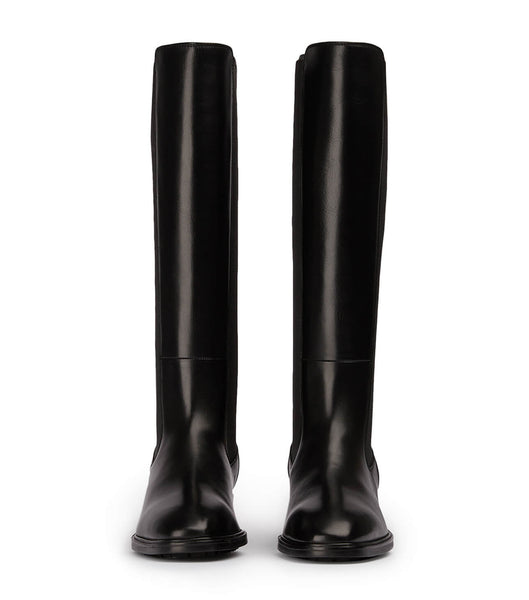 Tony Bianco Emrata Black Como 4cm Knee High Boots Black | SGXMI24380