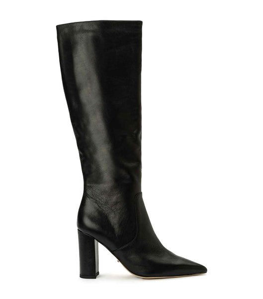 Tony Bianco Epic Black Venice 8.5cm Knee High Boots Black | SGIIZ70347