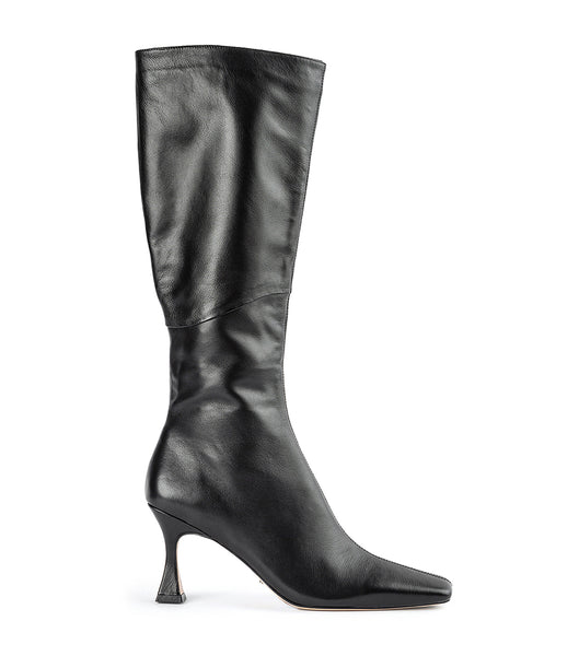 Tony Bianco Fantasy Black Venice 8cm Heeled Boots Black | XSGGW28447