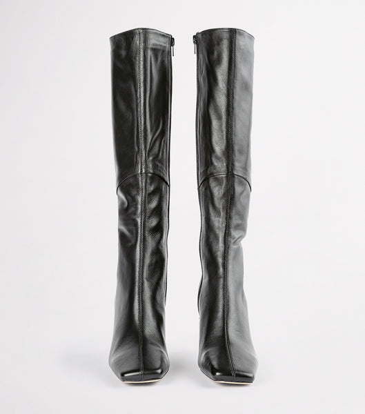 Tony Bianco Fantasy Black Venice 8cm Knee High Boots Black | SGICD71755