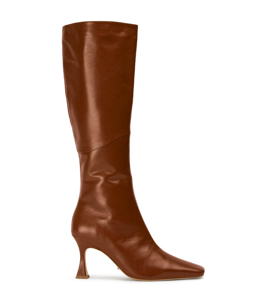 Tony Bianco Fantasy Rust Venice 8cm Knee High Boots Red | SGNZX79247