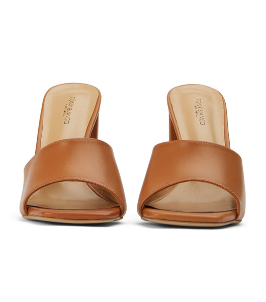 Tony Bianco Farani Tan Como 10.5cm Block Heels Brown | SSGVO24503