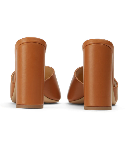 Tony Bianco Farani Tan Como 10.5cm Block Heels Brown | SSGVO24503