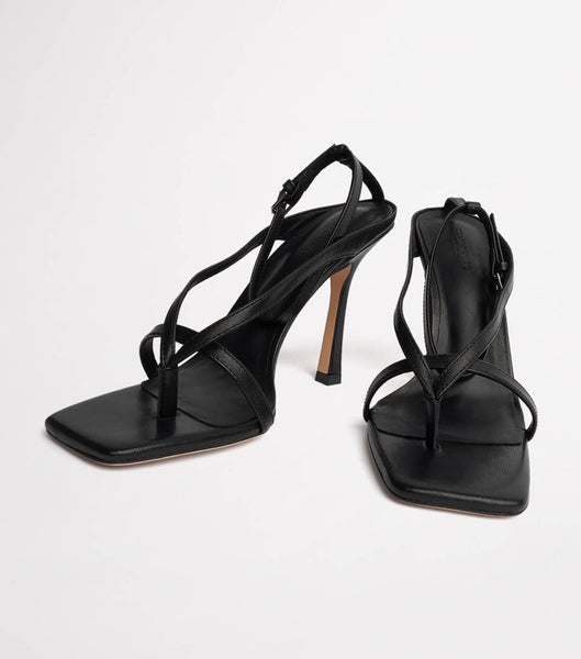 Tony Bianco Faythe Black Kid 10.5cm Event Heels Black | SGXBR22483