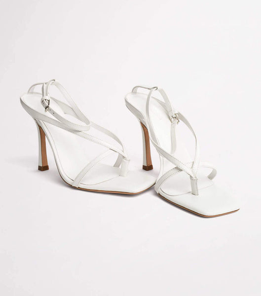 Tony Bianco Faythe White Kid 10.5cm Bridal Heels White | MSGHR11881