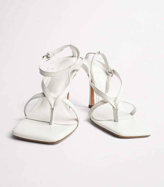 Tony Bianco Faythe White Kid 10.5cm Bridal Heels White | MSGHR11881