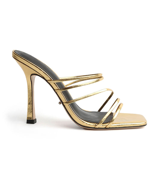 Tony Bianco Foxie Gold Foil 10.5cm Stiletto Heels Gold | SGCIF44441