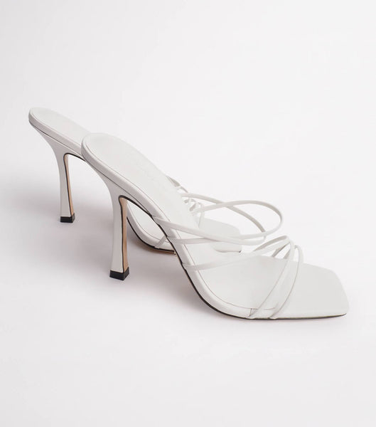 Tony Bianco Foxie White Kid 10.5cm Bridal Heels White | SGCIF19899