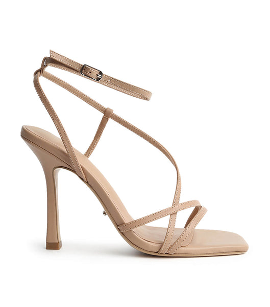 Tony Bianco Franci Skin Sheep Nappa 10.5cm Strappy Heels Skin Color | YSGVQ81087