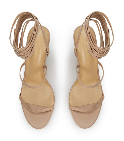 Tony Bianco Gabriella Skin Capretto 11cm Strappy Heels Skin Color | SGDYB95217