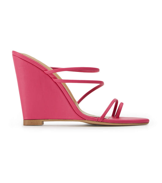 Tony Bianco Gaia Acid Pink 11cm Wedges Pink | SGXMI16691