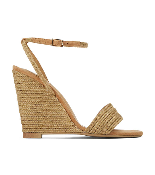 Tony Bianco Gizmo Honey Jute 11cm Wedges Orange | ZSGNQ59990